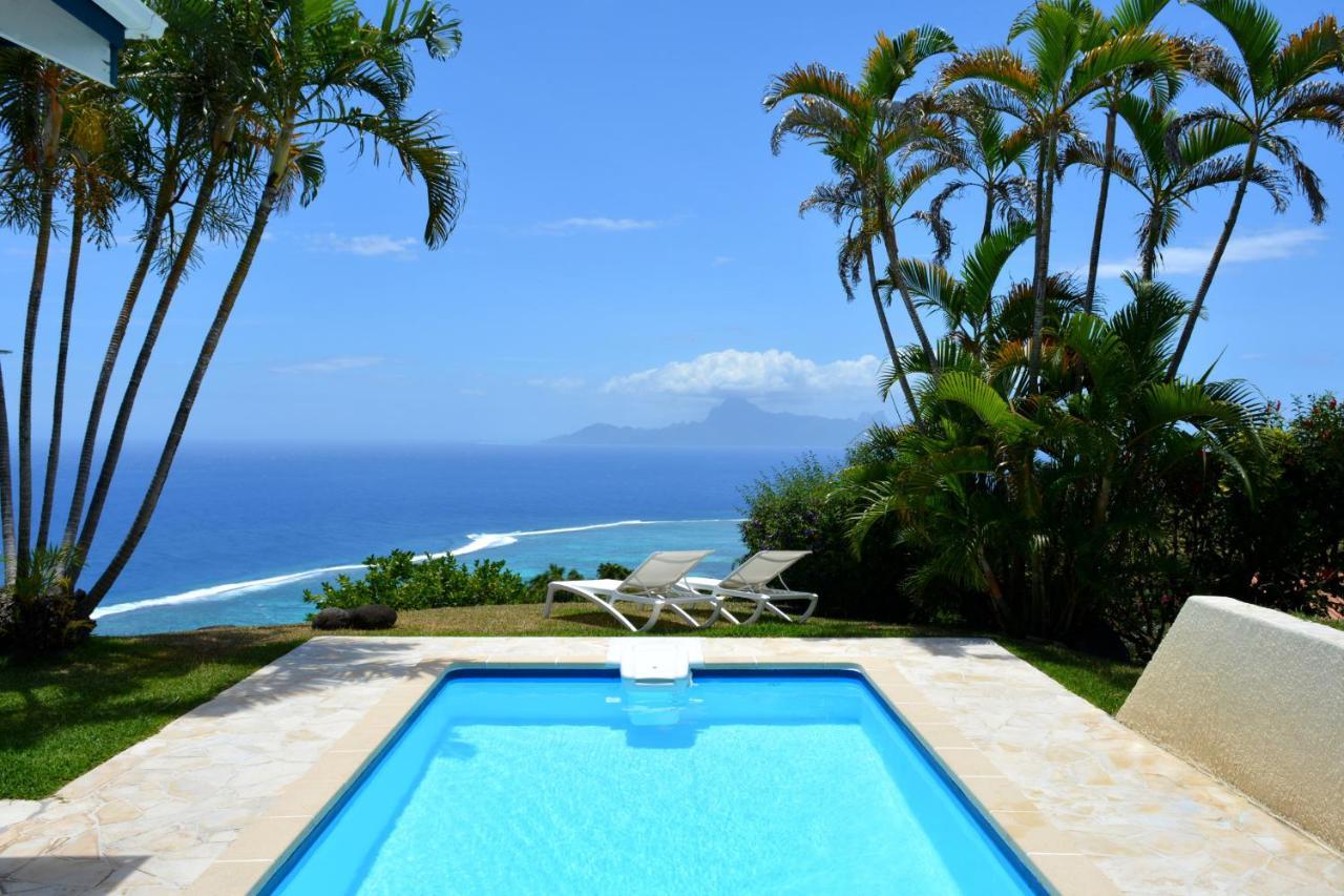 Punaauia  Villa Tiare Amazing View - Private Pool - 4 Bedrooms- Up To 7 Pers מראה חיצוני תמונה